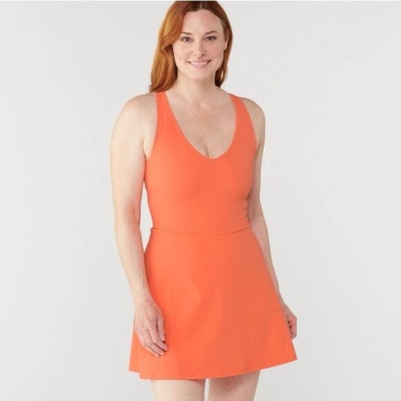 Outdoor Voices Volley Dress in Orange Size Small - Picture 1 of 6